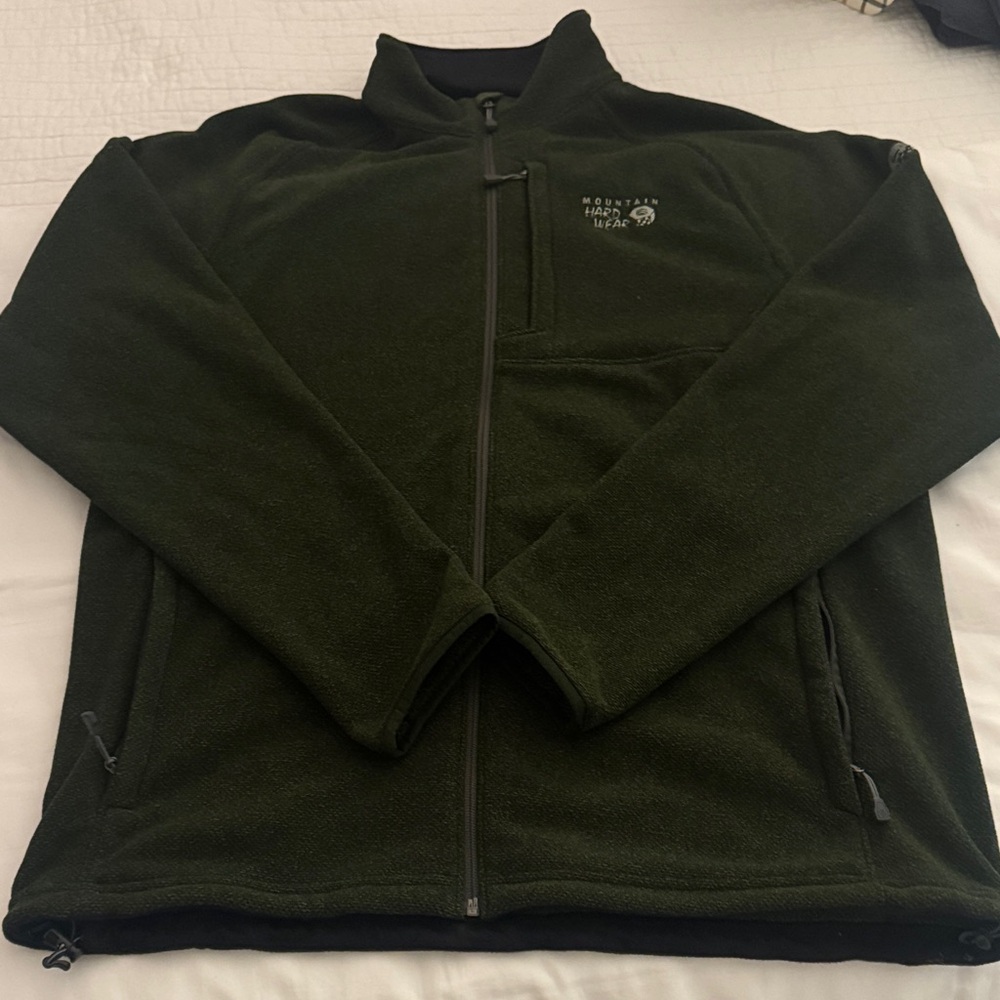 Mountain Hardwear Dark Green Fleece Jacket